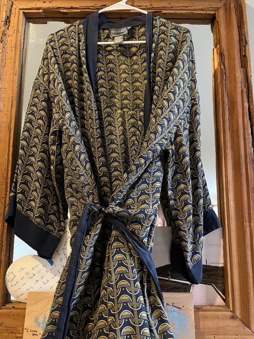 100% Silk Vintage Robe